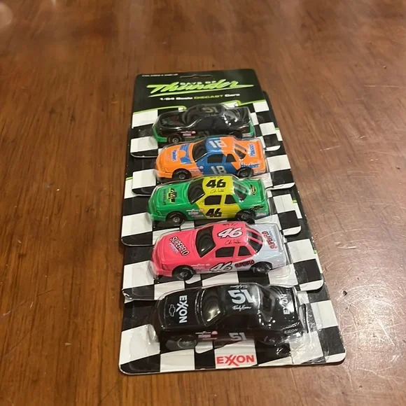 NASCAR Days of Thunder Diecast Cars 1990 SET of 5 Exxon 1/64